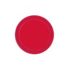 8 Assiettes (22,8Cm) – Rouge