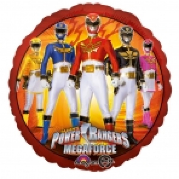 1 Ballon Rond Mylar 43 cm-Power Rangers™- - 2773501