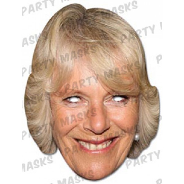 Masque en carton Camilla Parker Bowles - M-CAMI