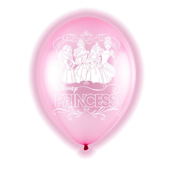 Ballons Lumineux à LED - Princesses Disney x 5 - 9903706