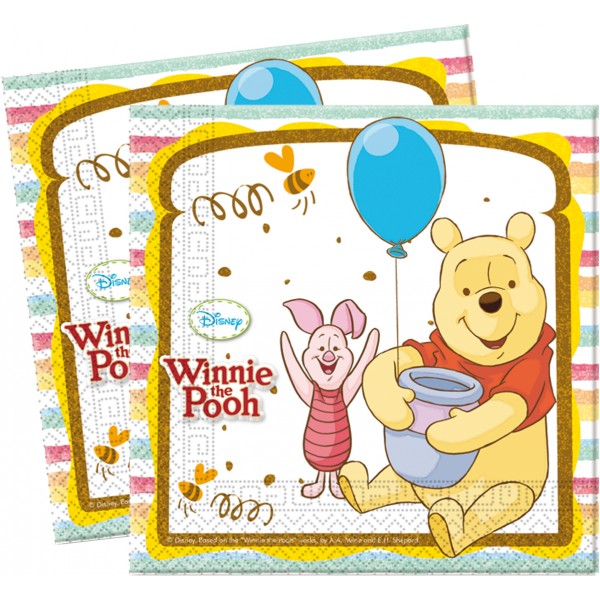 Serviettes Winnie L'Ourson™ - Disney™ - 81549