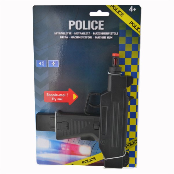 Mitraillette Police sonore et lumineuse - GE3267