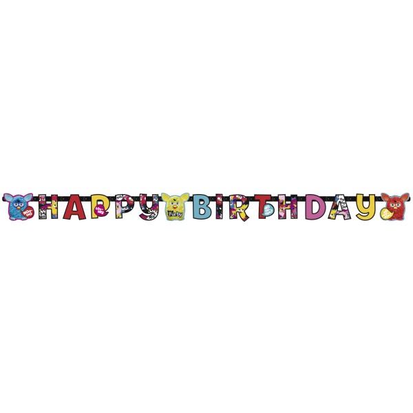 Guirlande Lettres Happy Birthday Furby - 552462