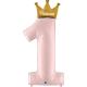 Miniature Ballon Aluminium 117 cm - Mon premier anniversaire - Princesse