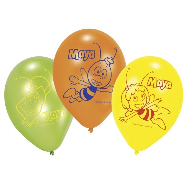 Ballons Maya L'Abeille (lot de 6) - 450290