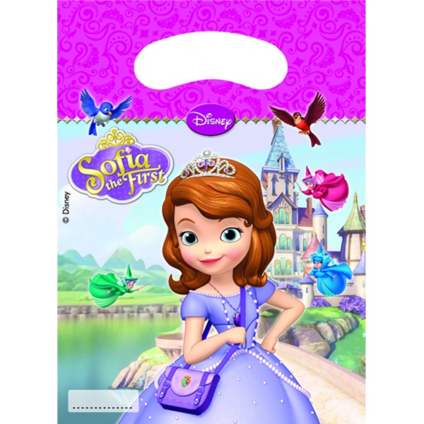 Sachet Anniversaire Princesse Sofia™ X6 - 82300