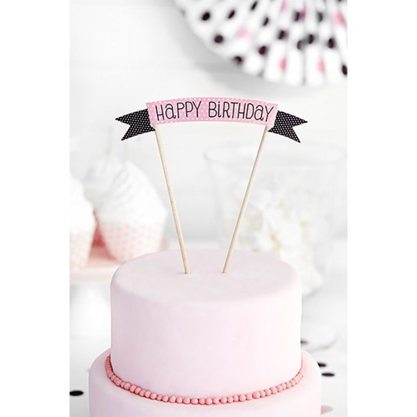 Cake Topper - Happy Birthday - KPT4