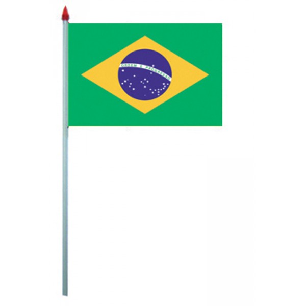 Sachet Drapeau Brésil x10 - DR69000/BRESIL