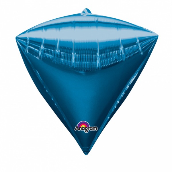 Ballon Diamant Bleu Mylar  - 2834599