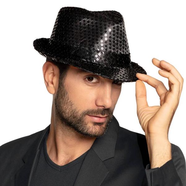 Chapeau Pop star Noir - 01295