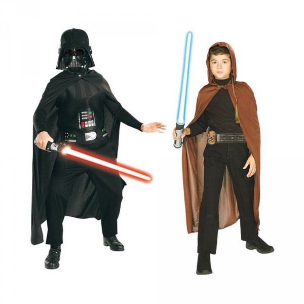 Déguisement Star Wars Coffret : Dark Vador et Jedi - Rubies-155011-Parent