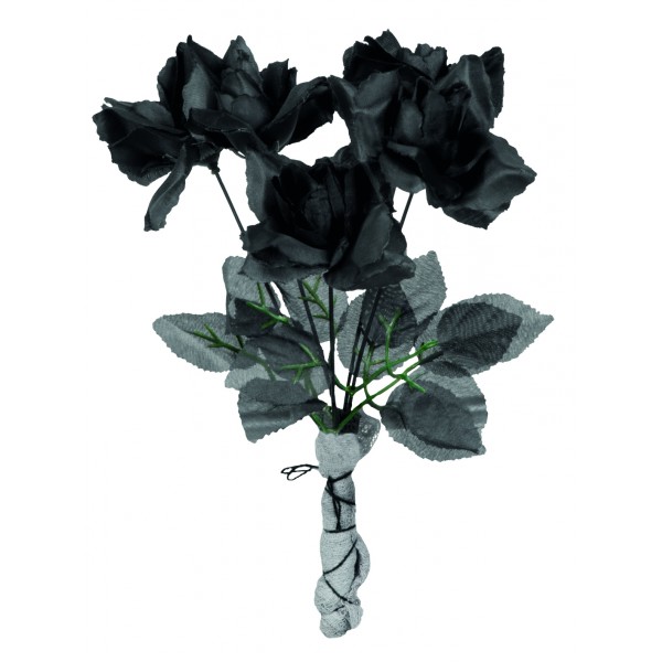 Bouquet De Roses Noires - 74544