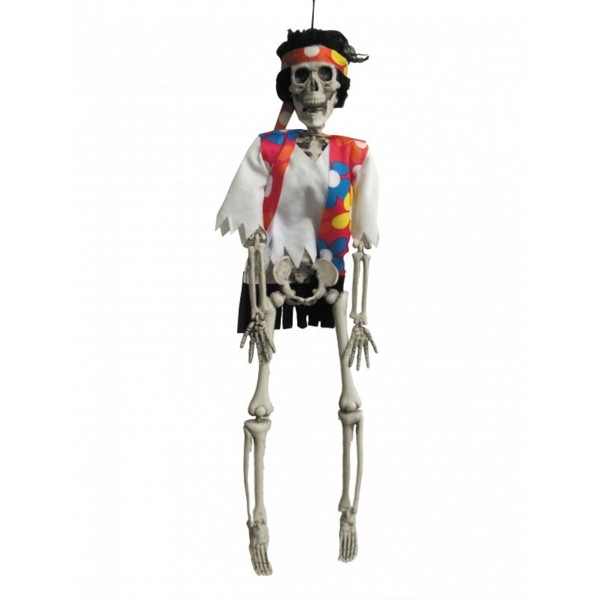 Décoration Suspension Squelette Hippie - 9026