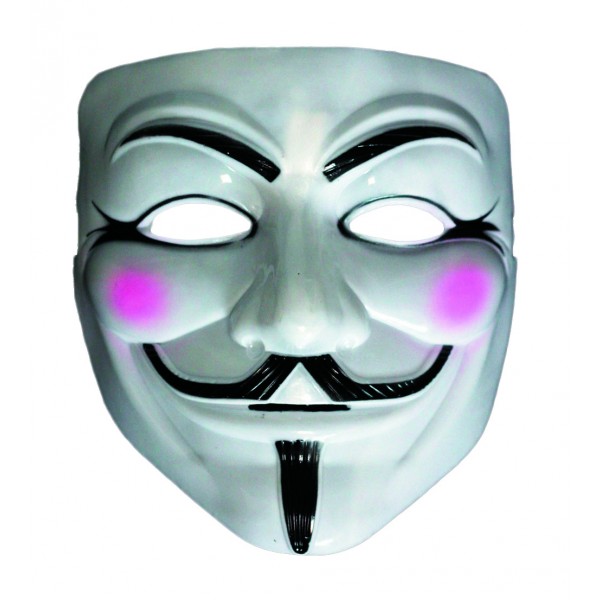 Masque Anonyme Blanc - 865007