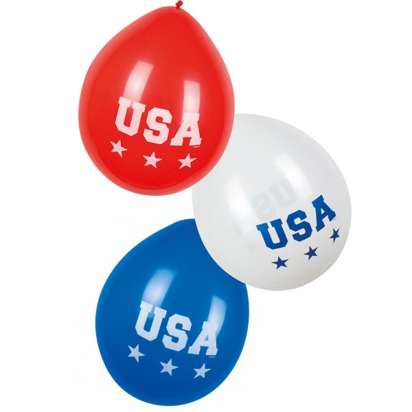 Ballon Latex USA x6 - 44962