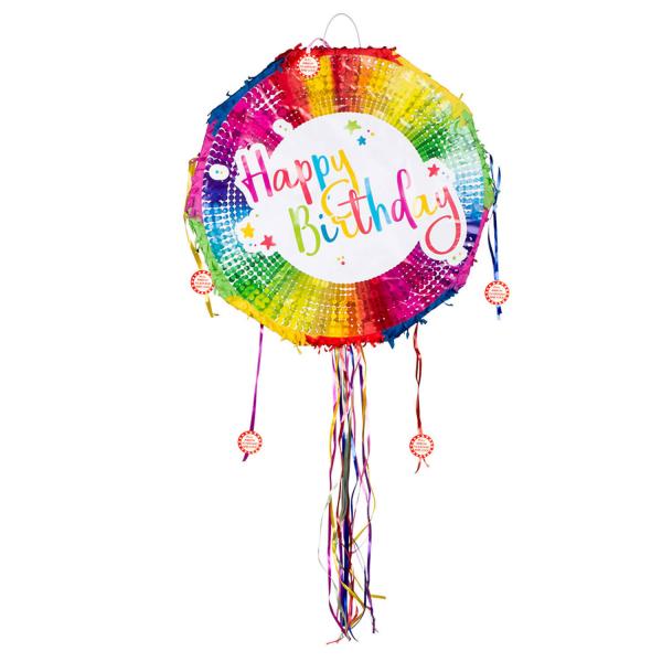 Piñata à tirer Happy Birthday - 30939