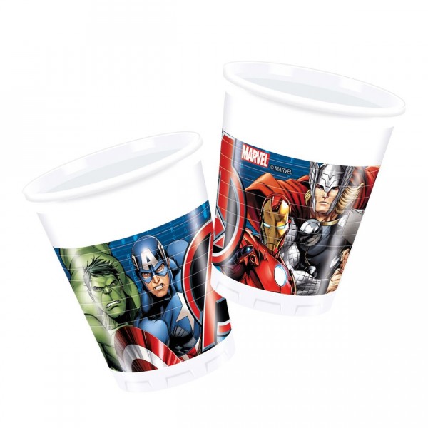 Gobelets Avengers™ x8 - Procos-86665