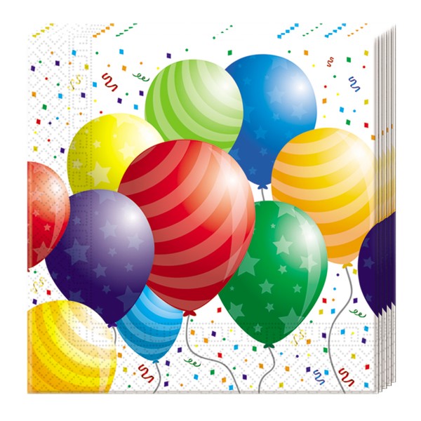 Serviette Balloons x20 - Procos-86876