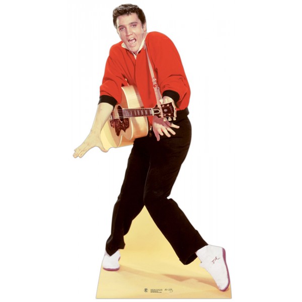 Figurine Géante - Elvis Presley™ et sa guitare - STSC577