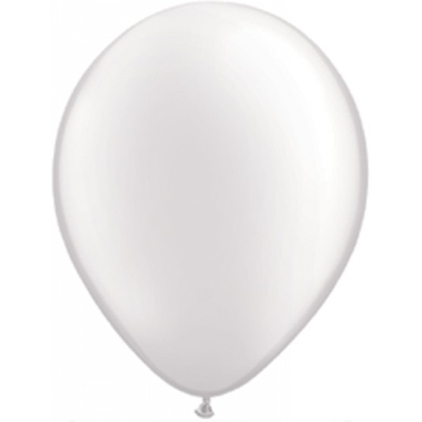 Ballons latex blanc nacré (x25) - 39881