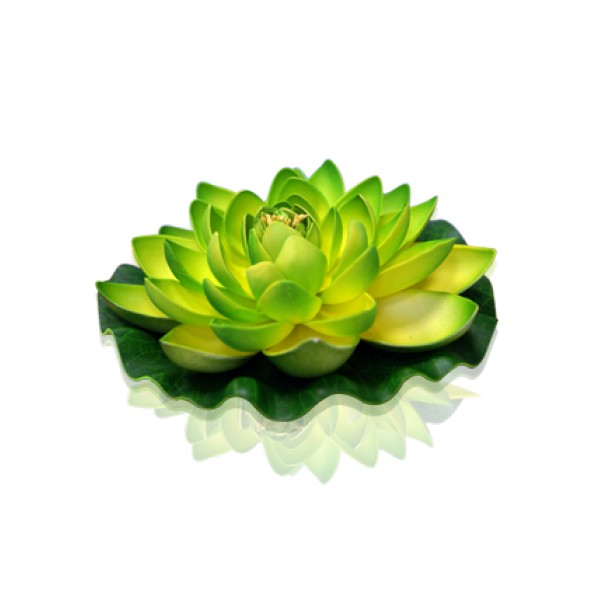 Fleur Flottante Décorative Lotus Vert - 1033