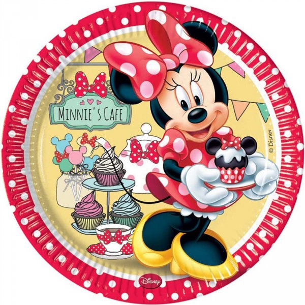 Assiettes Anniversaire Minnie Café™ x8 - 82670