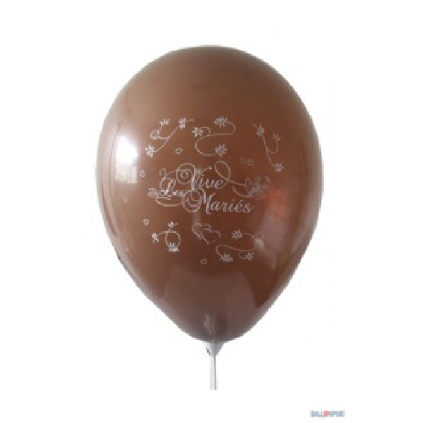 Ballon chocolat Vive Les Mariés X10 - 34875