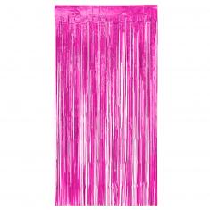 Rideau de porte en aluminium rose vif - (200 x 100 cm)