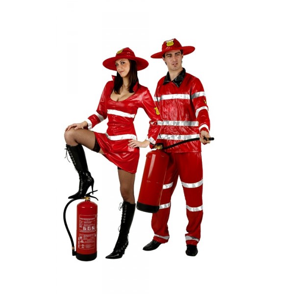 Déguisements couple pompier - KDCPOMPIER