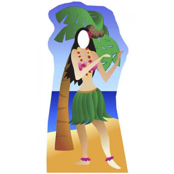 Figurine Géante ''Hula Girl Hawaï'' - SC44