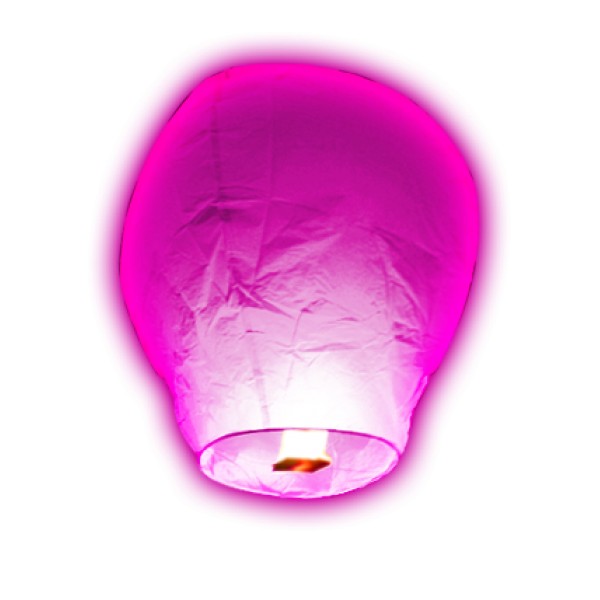 Lanterne Volante Balloon Rose Fuchsia - 342