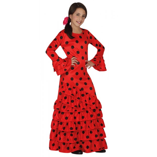 Déguisement de Flamenco Rouge - Fille - 26533