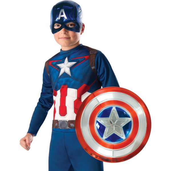 Bouclier Captain America™ Métallisé - Enfant - I-34947