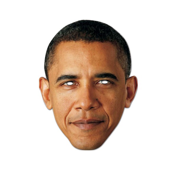 Masque Carton - Barack Obama - MBOBAM01