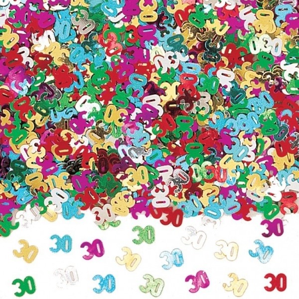 Confettis de table anniversaire 30 ans - 37130-90