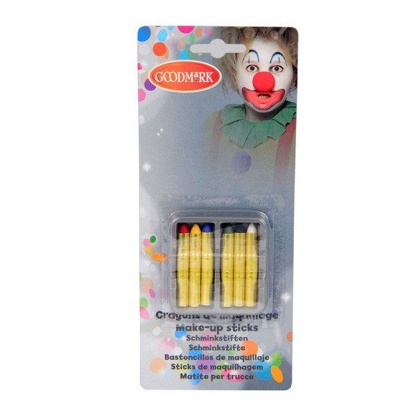Crayons de maquillage gras (x6) - Goodmark-02020160
