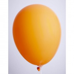 Ballons de baudruche orange pastel x25 - 38 cm