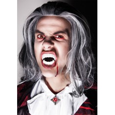 Kit de Vampire - Dentier avec Faux Sang