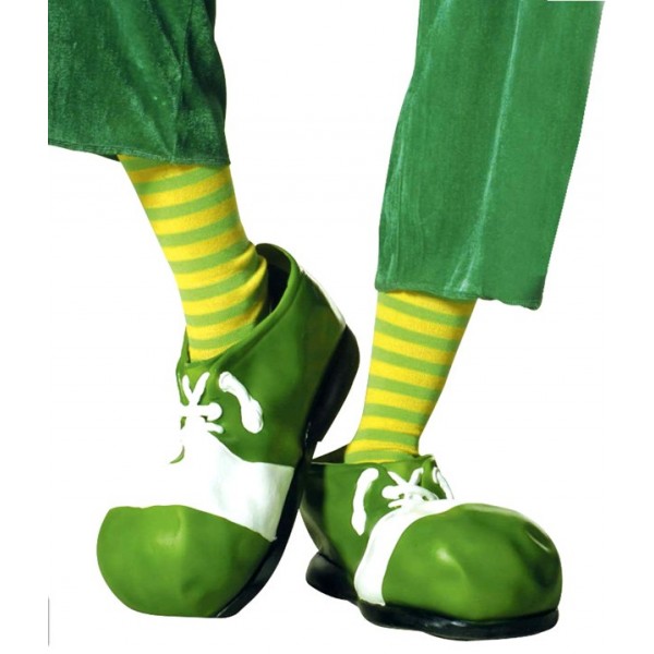 Chaussures De Clown - Vert  - Adulte - 1818C_VE