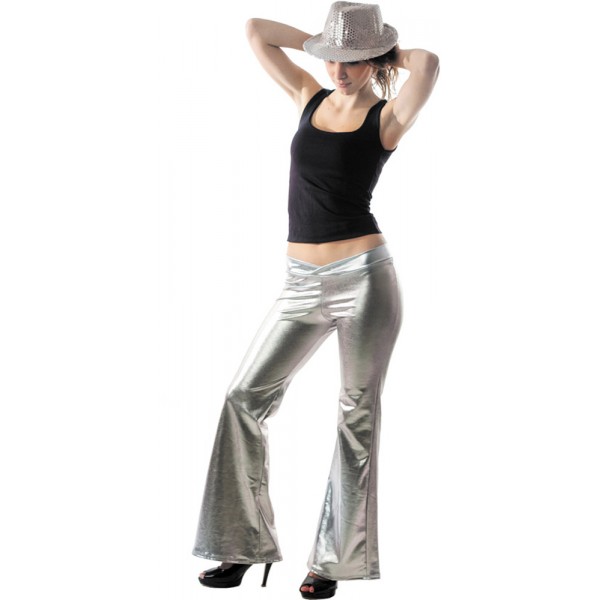 Pantalon Disco Argent - Adulte - 8650511