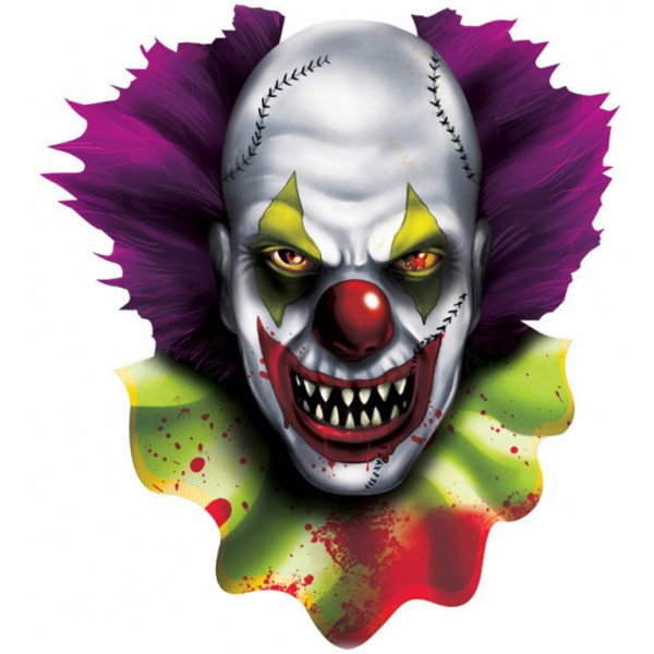 Décoration Murale Halloween - Clown - 190192