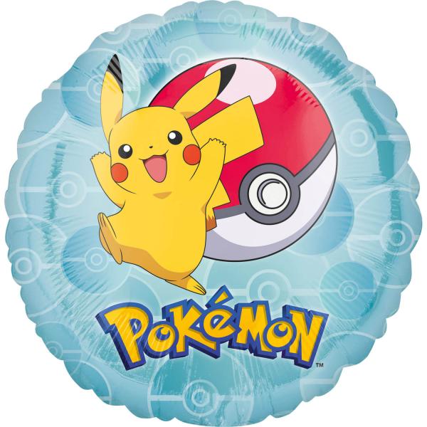 Ballon en aluminium : Pokemon™ : 43 cm - 3633201