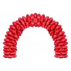 Ballon Mylar pour Arche - Rouge x 10