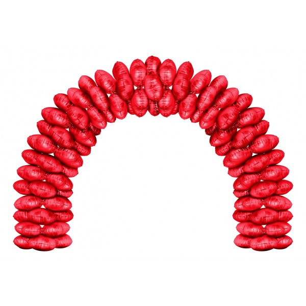 Ballon Mylar pour Arche - Rouge x 10 - 84752