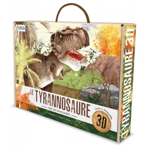 Livre et maquette 3D L'ère Des Dinosaures : Tyrannosaure - Sassi-301269
