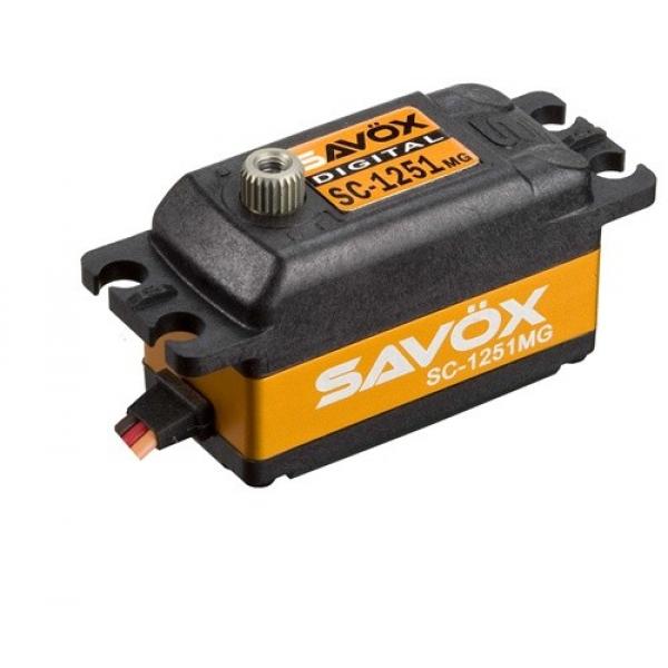 SERVO Low Profil SAVOX SC-1251MG Coreless 9kg.cm/6V - SVX-SC-1251MG