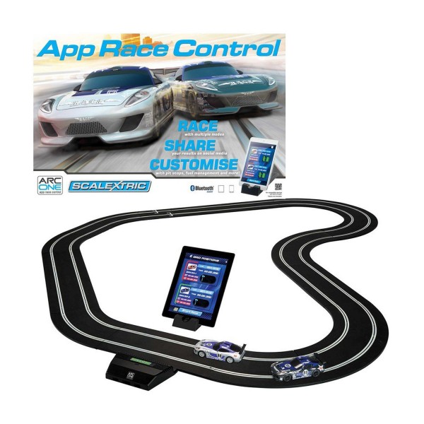 Circuit de voitures Echelle 1/32 : Coffret App Racing Control - Scalextric-SCA1329P