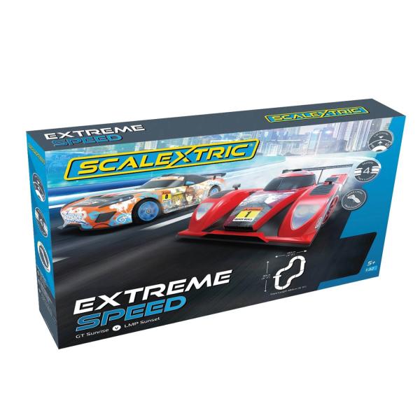 Circuit de voitures Extreme Speed : Team LMP vs Team GT - Scalextric-C1406P