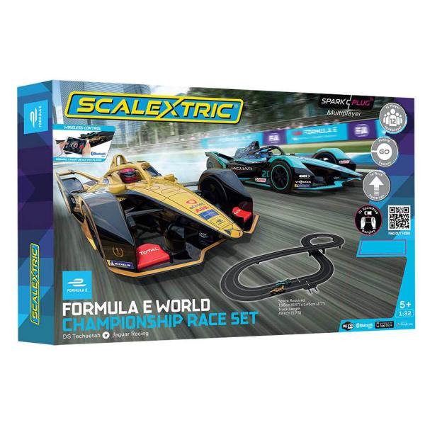 Circuit de voitures Spark Plug : Formula E World Championship Race Set - Scalextric-C1423P