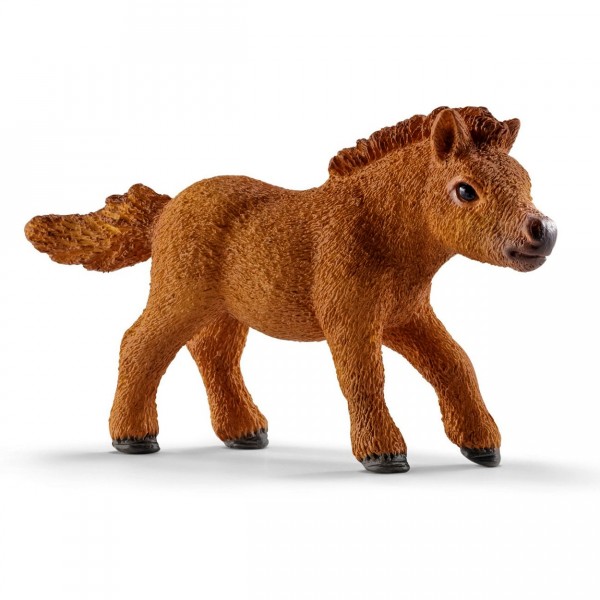 Figurine cheval : Mini poulain poney Shetland - Schleich-13777